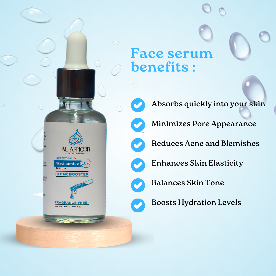 Niacinamide & Hyaluronic Acid 10%  Face Serum